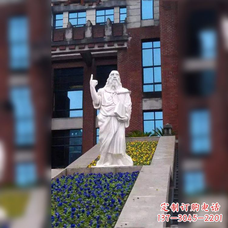 许昌柏拉图精美石雕像，传承哲学大师的精神