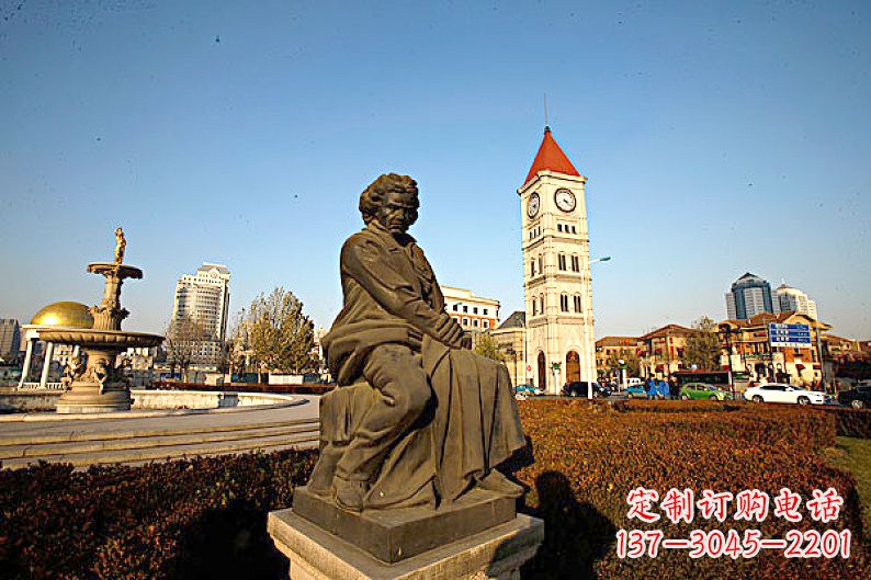 许昌贝多芬头像雕塑-城市文化名人雕像