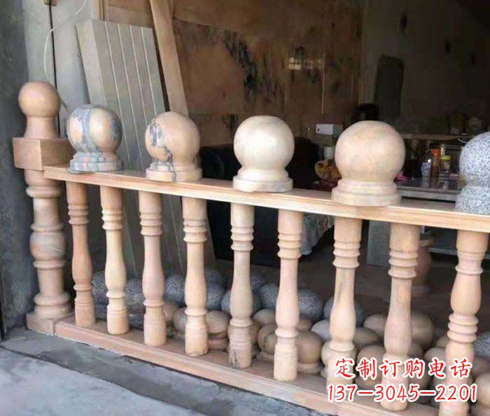 许昌新一代景观晚霞红石栏杆