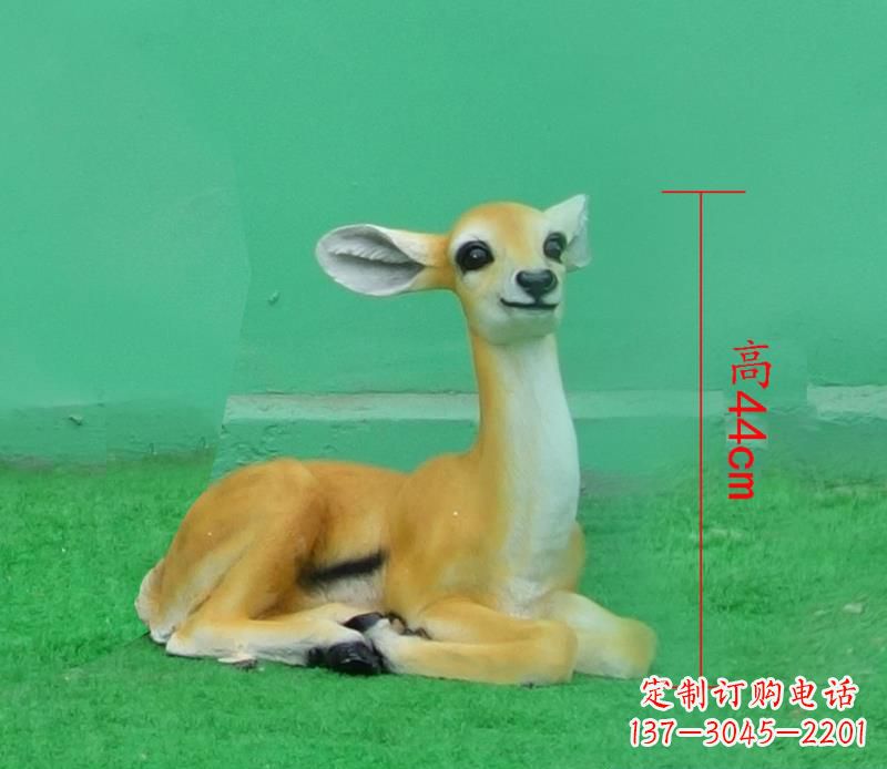 许昌玻璃钢制作的羚羊雕塑