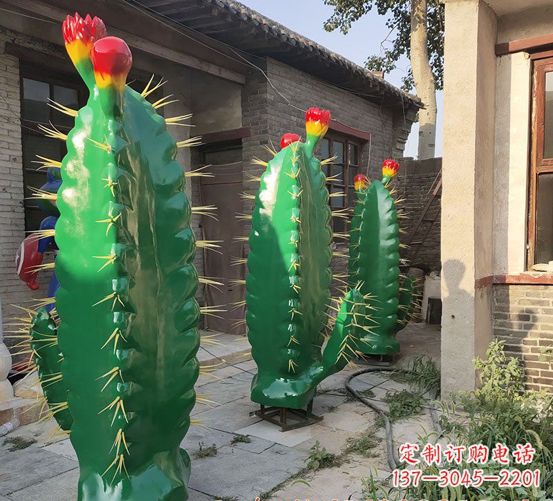 许昌仙人掌雕塑玻璃钢的艺术精品