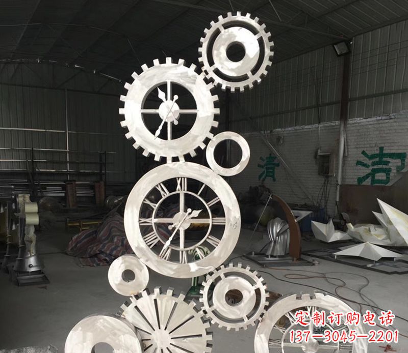 许昌不锈钢齿轮雕塑