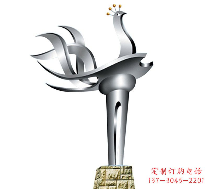 许昌不锈钢凤凰雕塑——精致的艺术之作