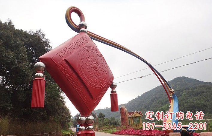 许昌不锈钢抽象中国结拱门