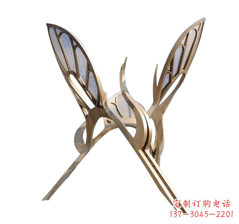 许昌精美的不锈钢仙鹤雕塑