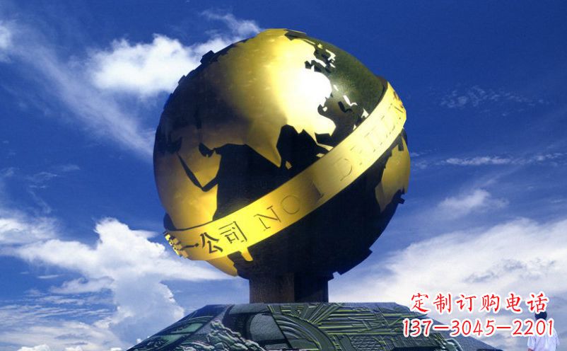 许昌不锈钢地球企业雕塑