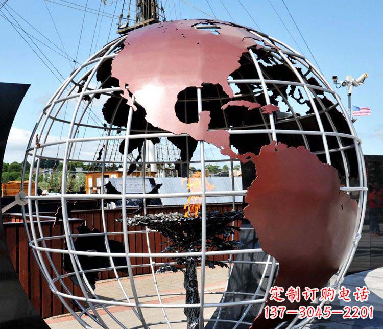 许昌不锈钢地球仪雕塑 