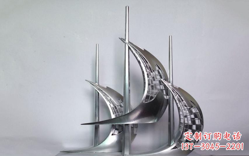 许昌不锈钢帆船雕塑——海洋之旅的象征
