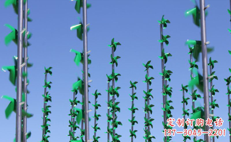 许昌不锈钢风车雕塑灵动而又精致