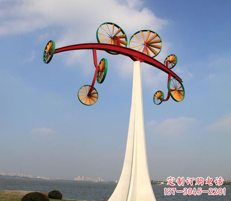 许昌不锈钢风车雕塑艺术美学的完美结合
