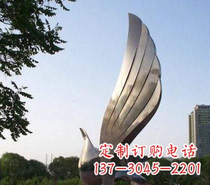 许昌不锈钢鸽子雕塑2