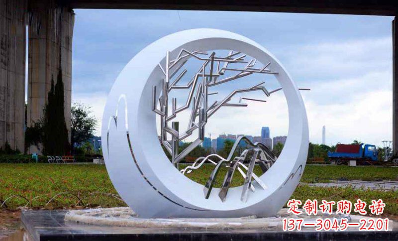 许昌不锈钢树枝雕塑艺术与环保的完美结合