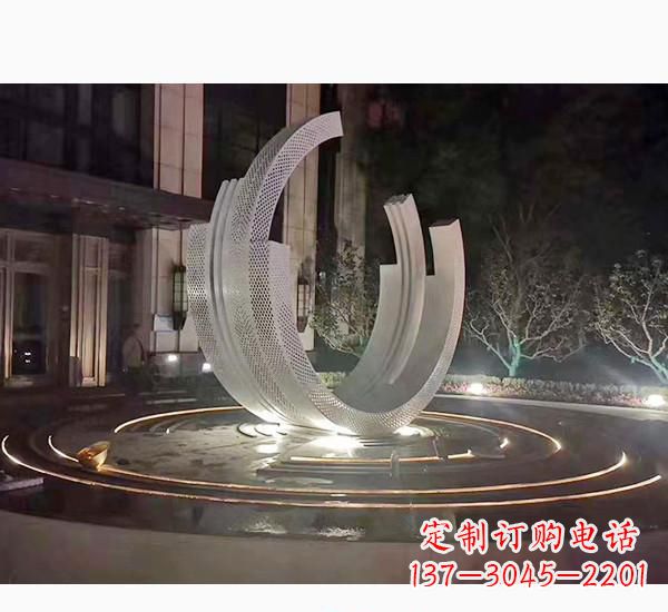 许昌不锈钢广场喷泉雕塑精美的艺术珍品