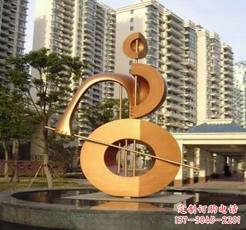 许昌不锈钢葫芦乐器雕塑精致的艺术瑰宝