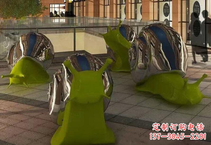 许昌不锈钢蜗牛雕塑融合现代技术与传统艺术
