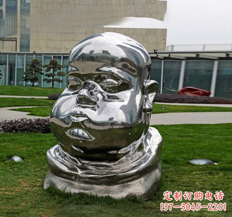 许昌不锈钢镜面儿童雕塑