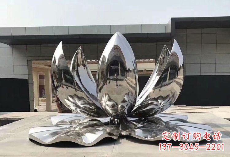 许昌不锈钢荷花雕塑