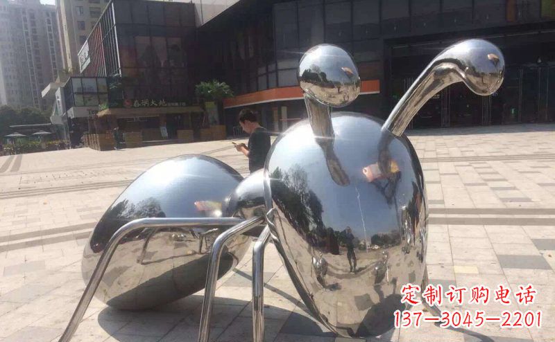 许昌不锈钢蚂蚁景观雕塑