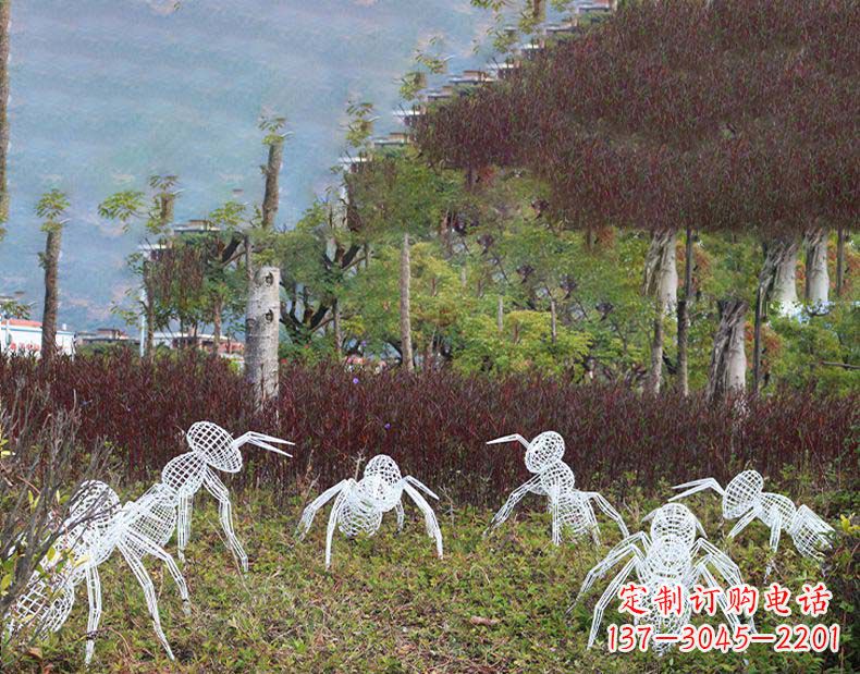 许昌不锈钢蚂蚁镂空雕塑
