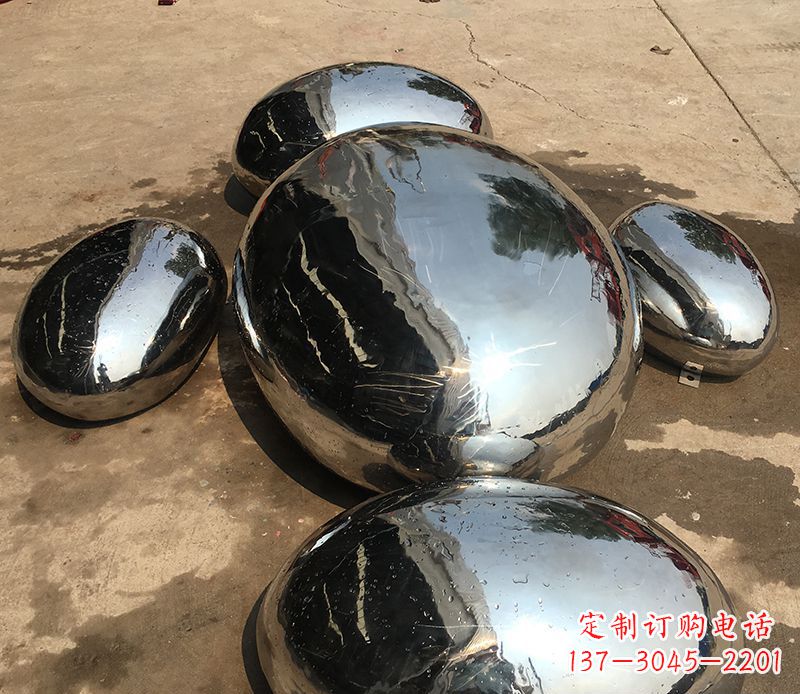 许昌不锈钢水滴抽象雕塑
