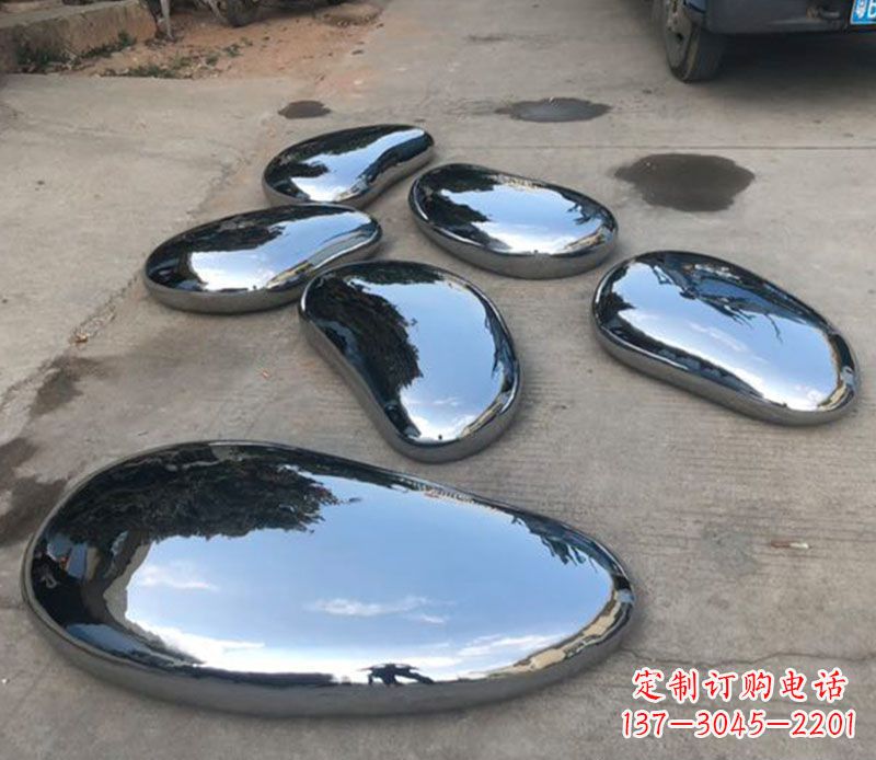 许昌不锈钢水滴公园雕塑
