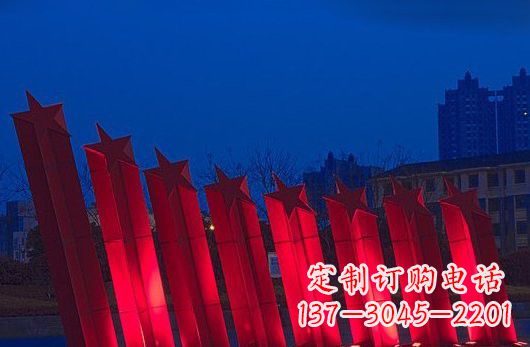 许昌不锈钢五角星雕塑铸就永恒之美