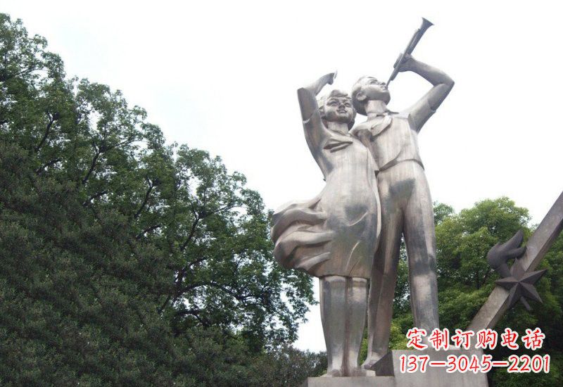 许昌不锈钢小学生雕塑缔造美丽校园新风貌