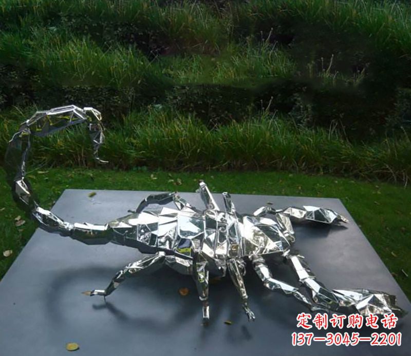 许昌不锈钢蝎子雕塑