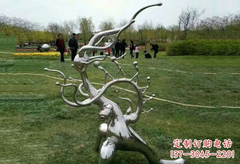许昌不锈钢树枝雕塑精美的艺术装饰