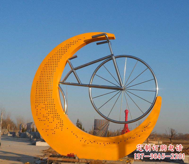 许昌不锈钢自行车雕塑