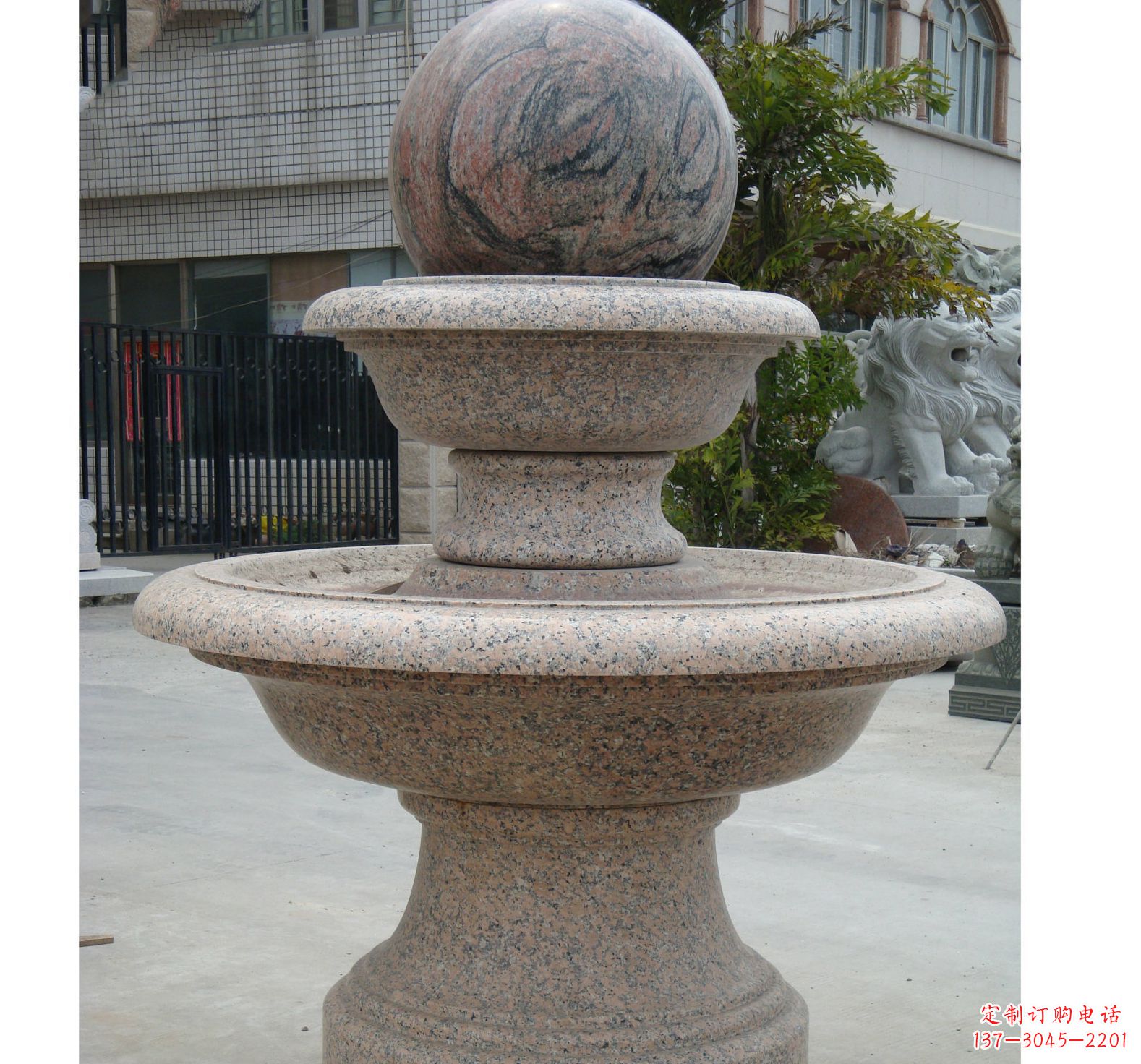 许昌财源滚滚石雕风水球喷泉雕塑 (4)