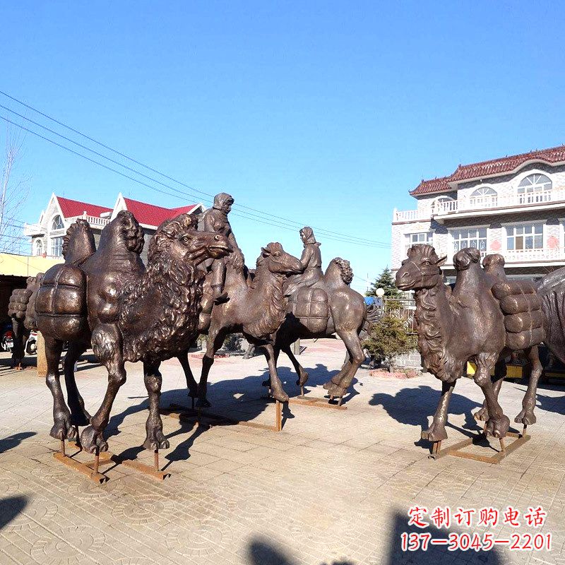 许昌茶马古道骆驼队