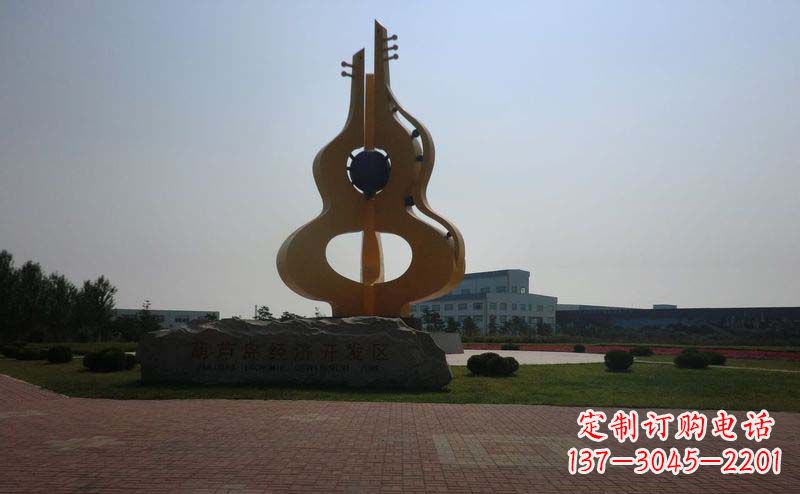 许昌城市不锈钢葫芦造型雕塑