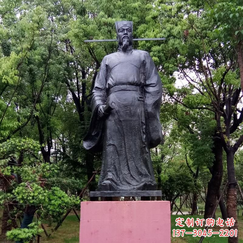 许昌铜雕陶渊明——传承古代文学精髓