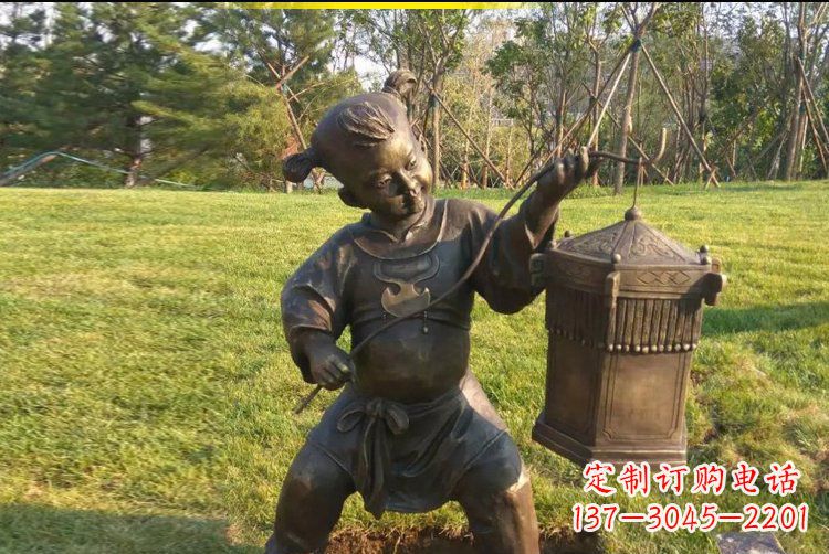 许昌灯笼雕塑点亮公园的精彩
