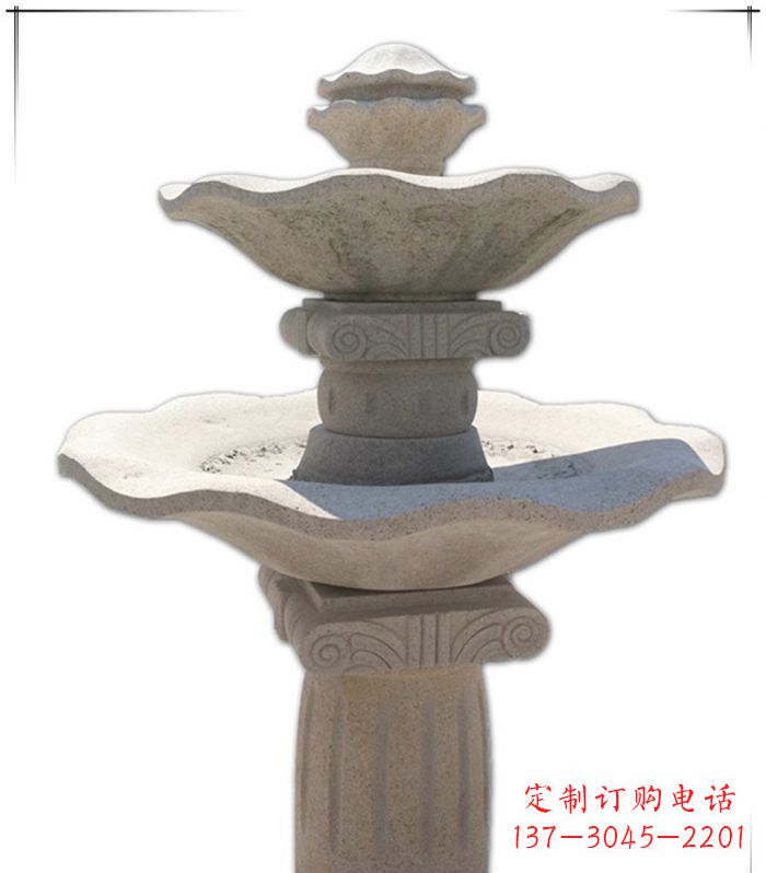 许昌大理石多层喷泉石雕 (5)