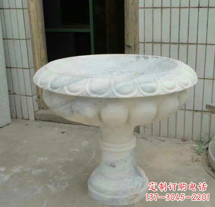 许昌大理石花盆雕塑精美绝伦,艺术风采
