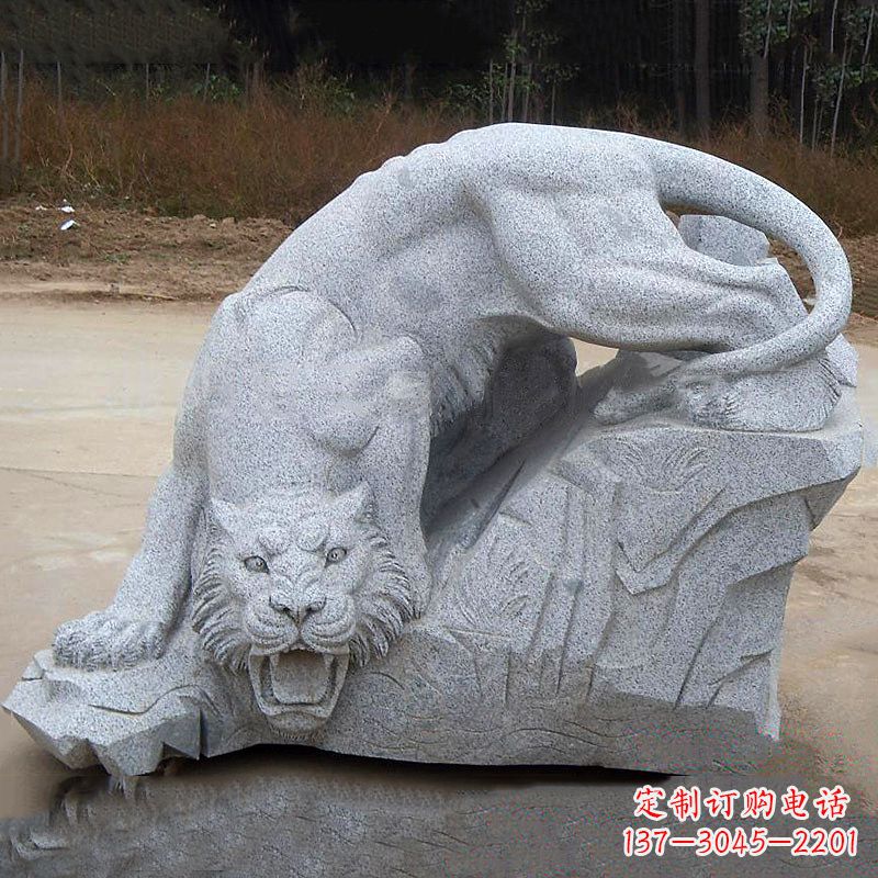 许昌大理石老虎动物石雕
