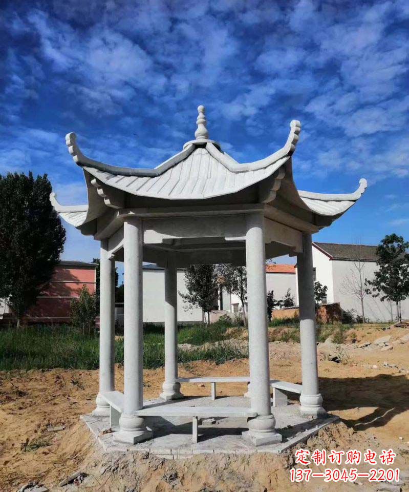 许昌大理石凉亭雕塑1