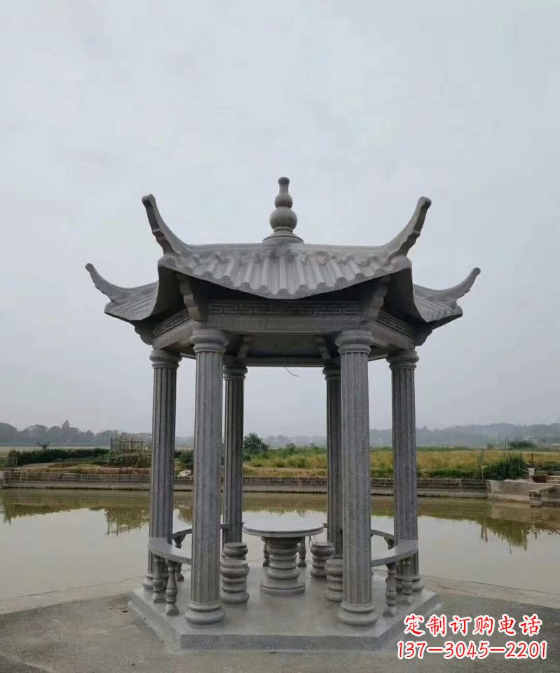 许昌大理石凉亭石雕塑