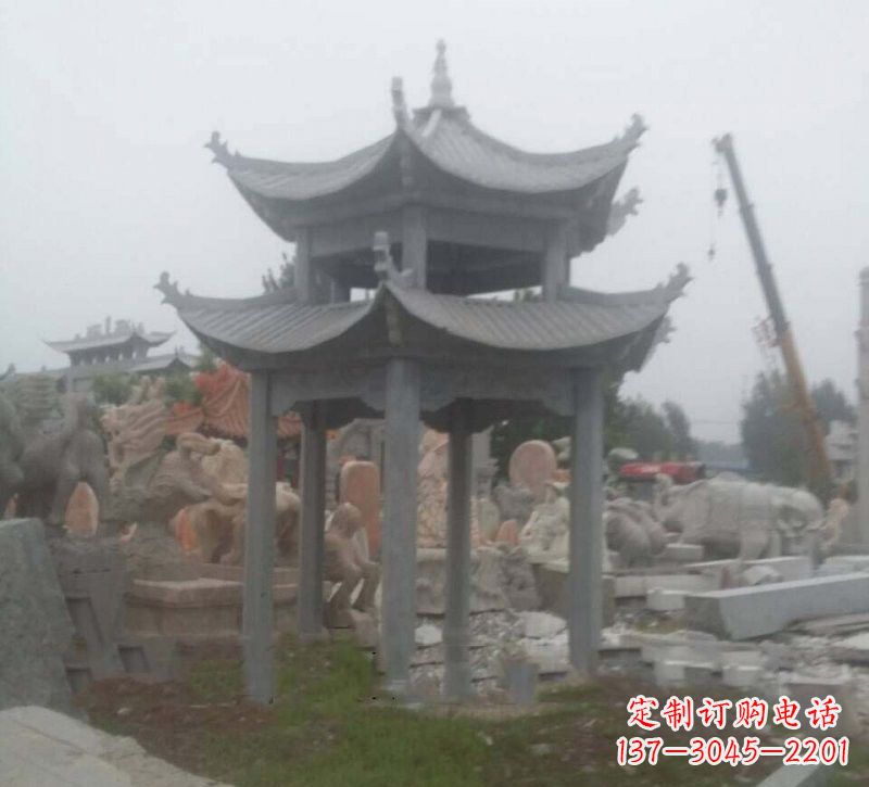 许昌大理石六角凉亭石雕