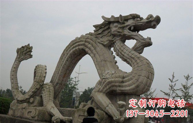 许昌大理石龙雕塑 (2)