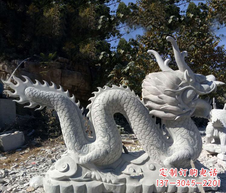 许昌大理石龙雕塑
