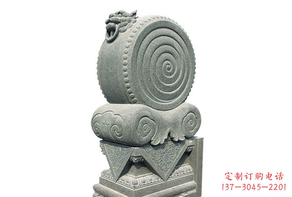 许昌门墩招财石雕