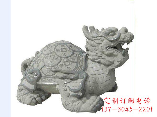 许昌大理石企业招财龙龟雕塑