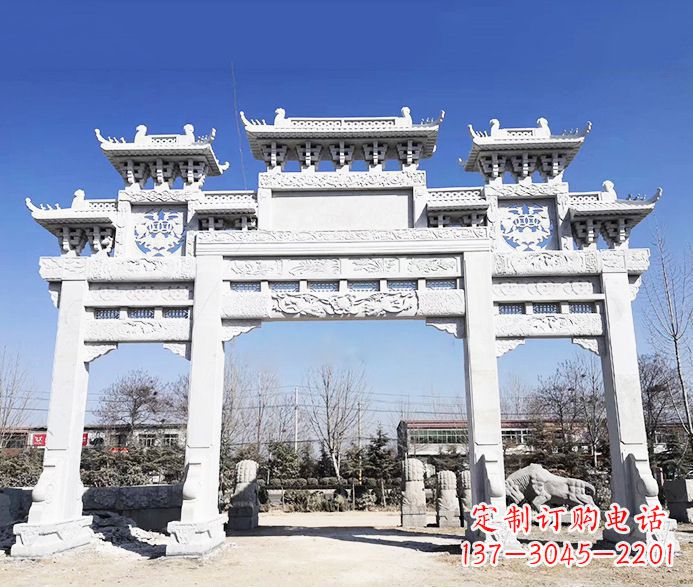 许昌大理石牌坊石雕定制