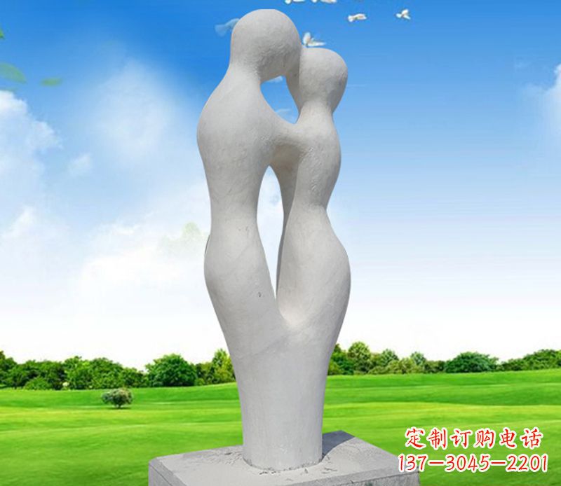 许昌情侣石雕,永恒的爱恋