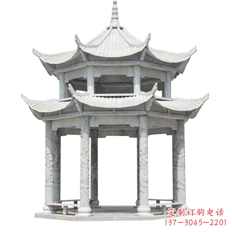 许昌大理石古建凉亭雕塑