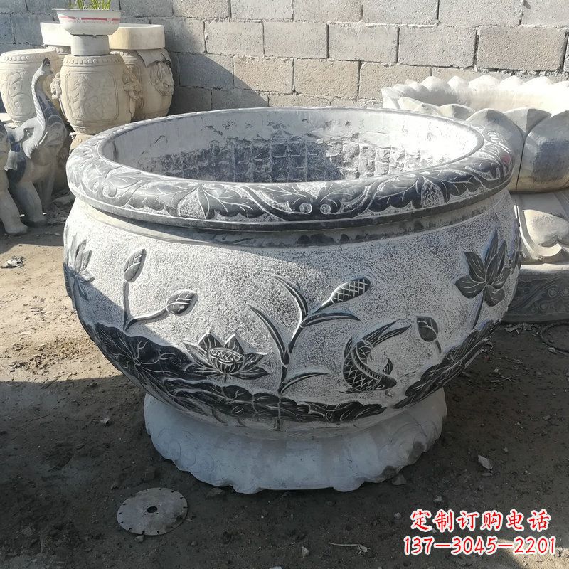 许昌大理石水缸雕塑