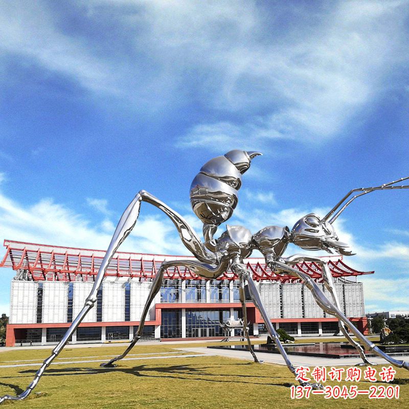 许昌大型不锈钢蚂蚁雕塑